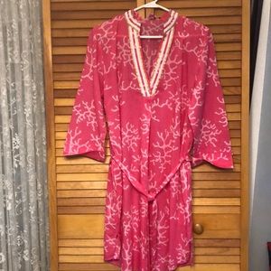 Lilly Pulitzer cotton beach cover up size L